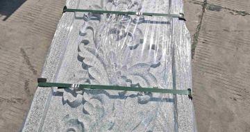 济南芝麻白别墅外墙雕刻版