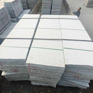 济南芝麻白毛板，石材毛板