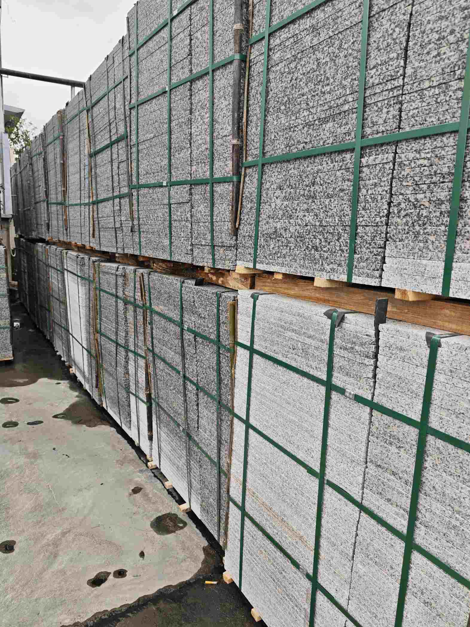 济南芙蓉白地铺石，石材地铺石