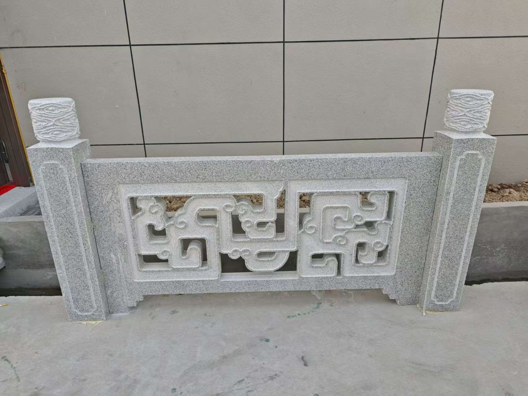 济南芝麻白河道栏杆 桥栏杆